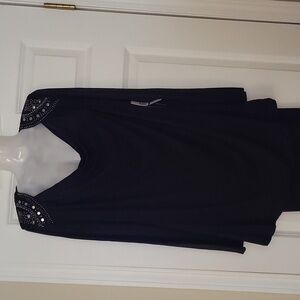 Studded shoulder top